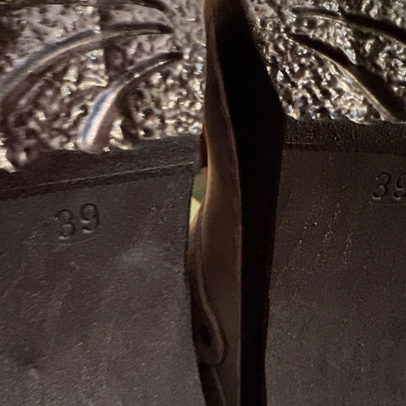 NEW Womens Sven No. 6 High Heel Light Blue Gray Suede Buckle Clogs 39 8.5 / 9 - Picture 8 of 11